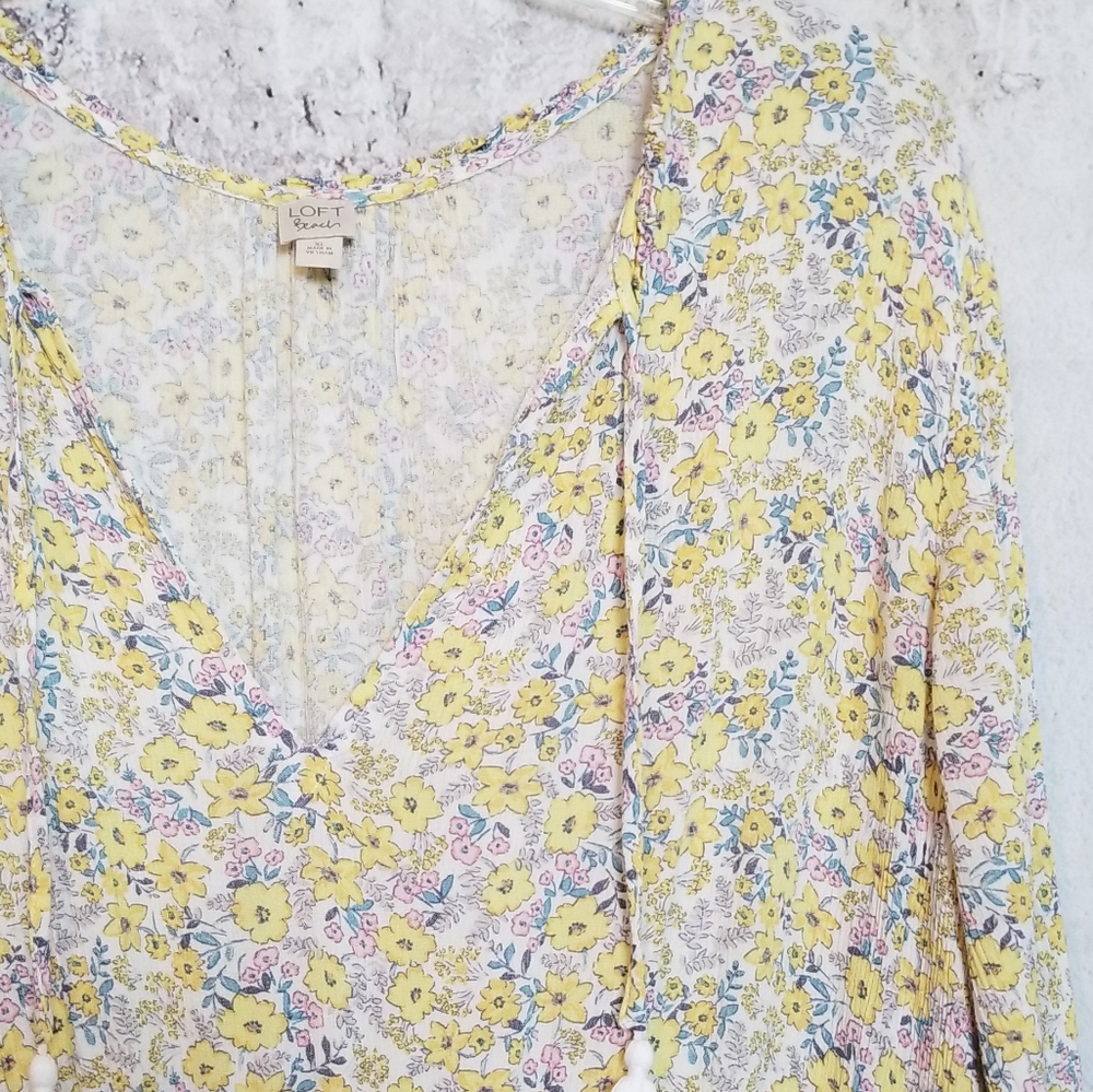 LOFT Beach Floral Dress
